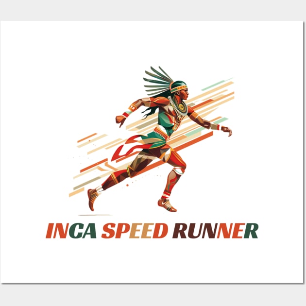 Inca speed runner Wall Art by Micapox